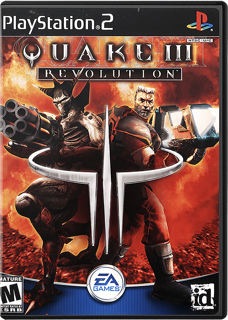 Quake III Revolution box art for Playstation 2